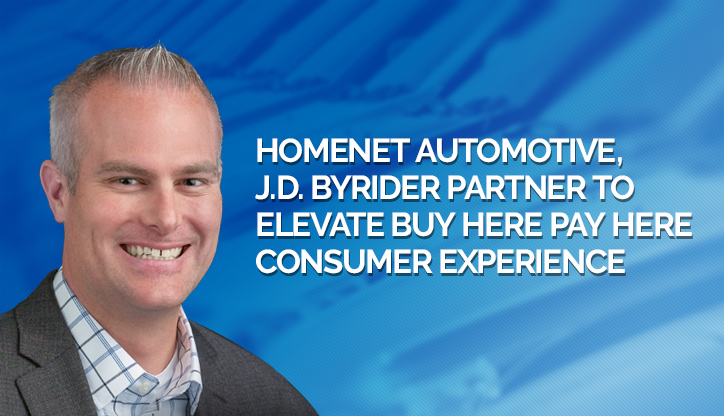 HomeNet Automotive, J.D. Byrider Partner to Elevate Buy Here Pay Here Consumer Experience